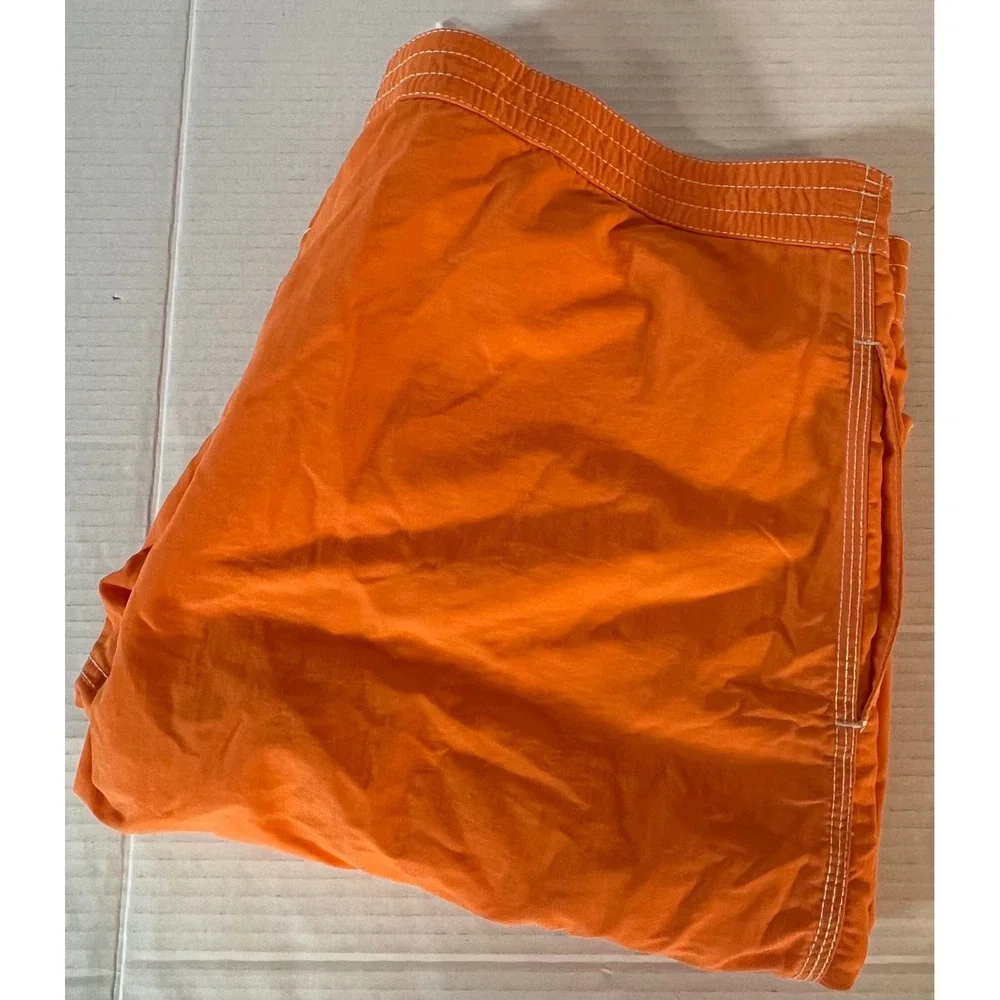 Polo Ralph Lauren Swim Trunks Mens XL Orange Cargo Pocket‎ Board Shorts